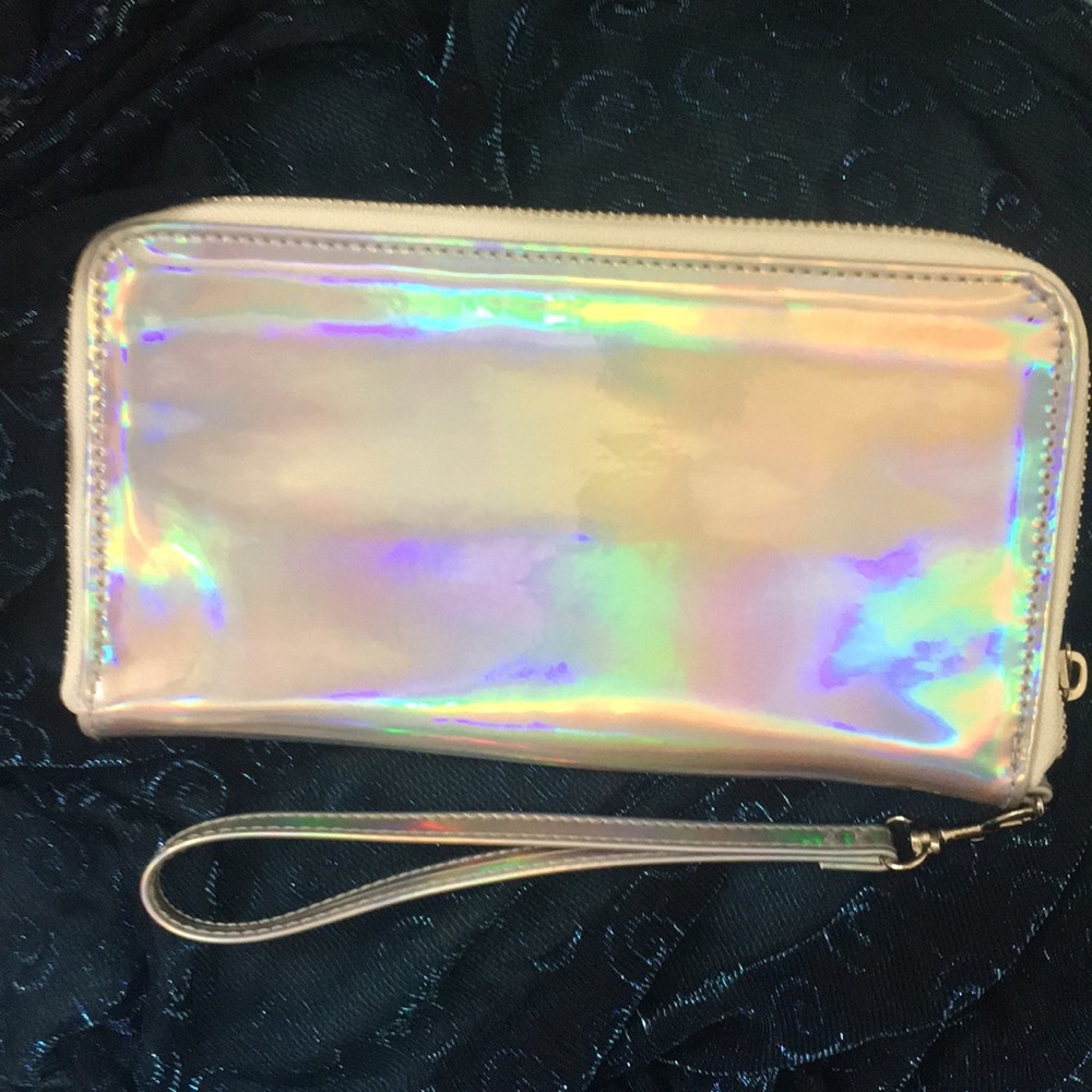 💖GORGEOUS IRIDESCENT CLUTCH/WALLET🎀!BNWT!🎀
